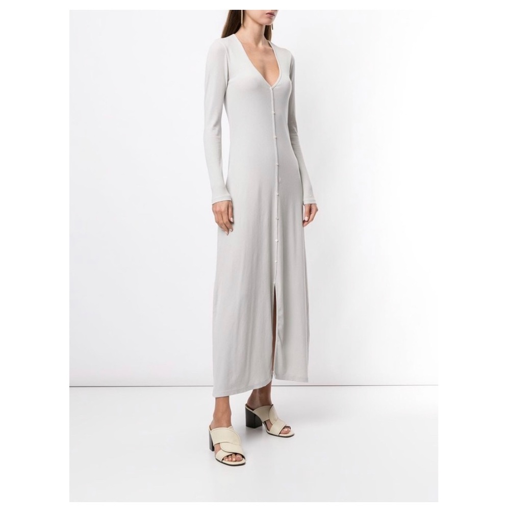 James Perse Ribbed Cardigan Dress - size 3